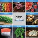 Ninja StaySharp 14 Piece Knife Set, Wood Block & Sharpener