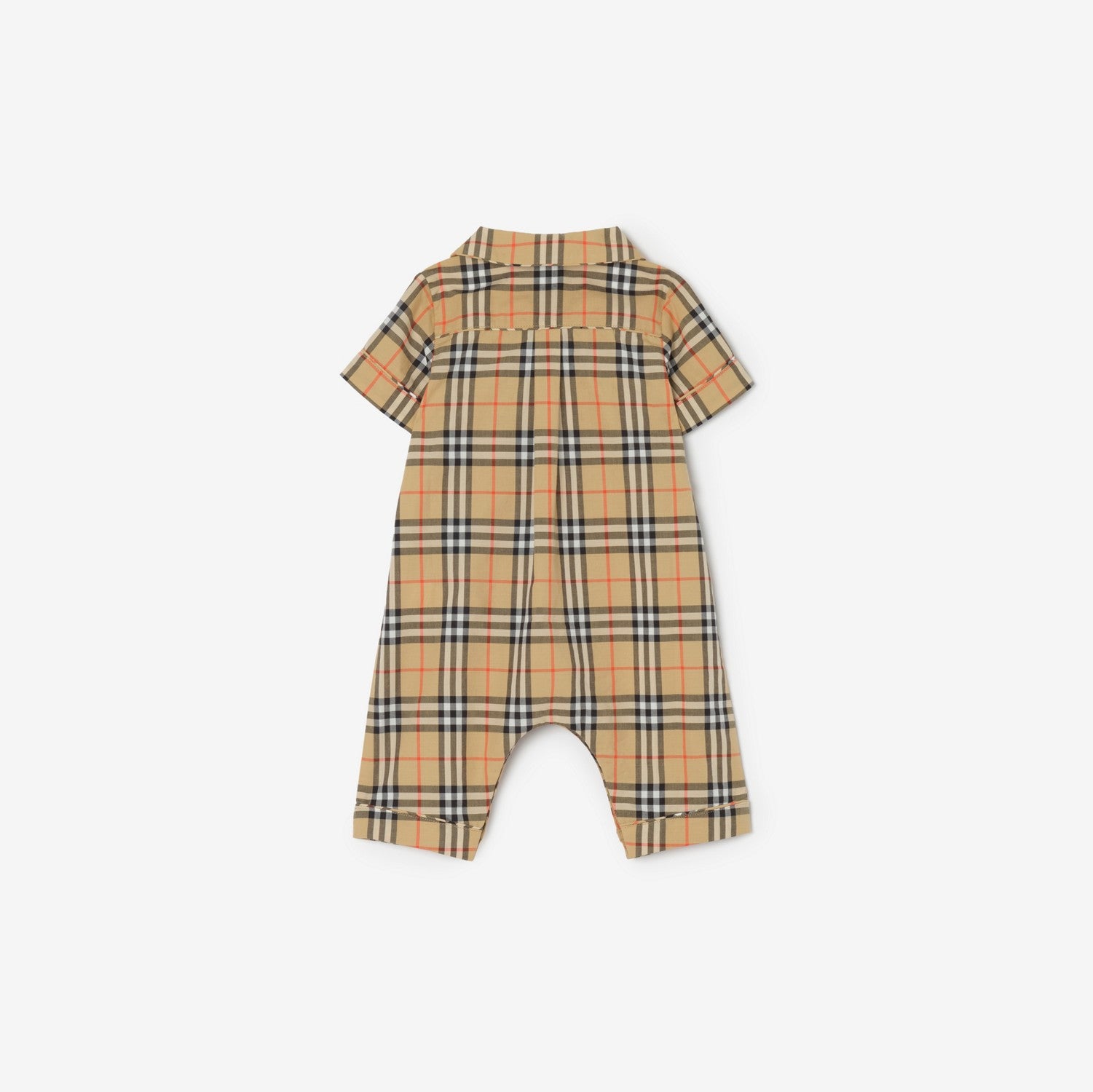 Check Cotton Playsuit