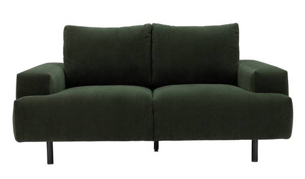Habitat Julien Fabric 2 Seater Sofa - Dark Green
