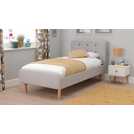 Habitat Aspen Single Fabric Bed Frame - Grey