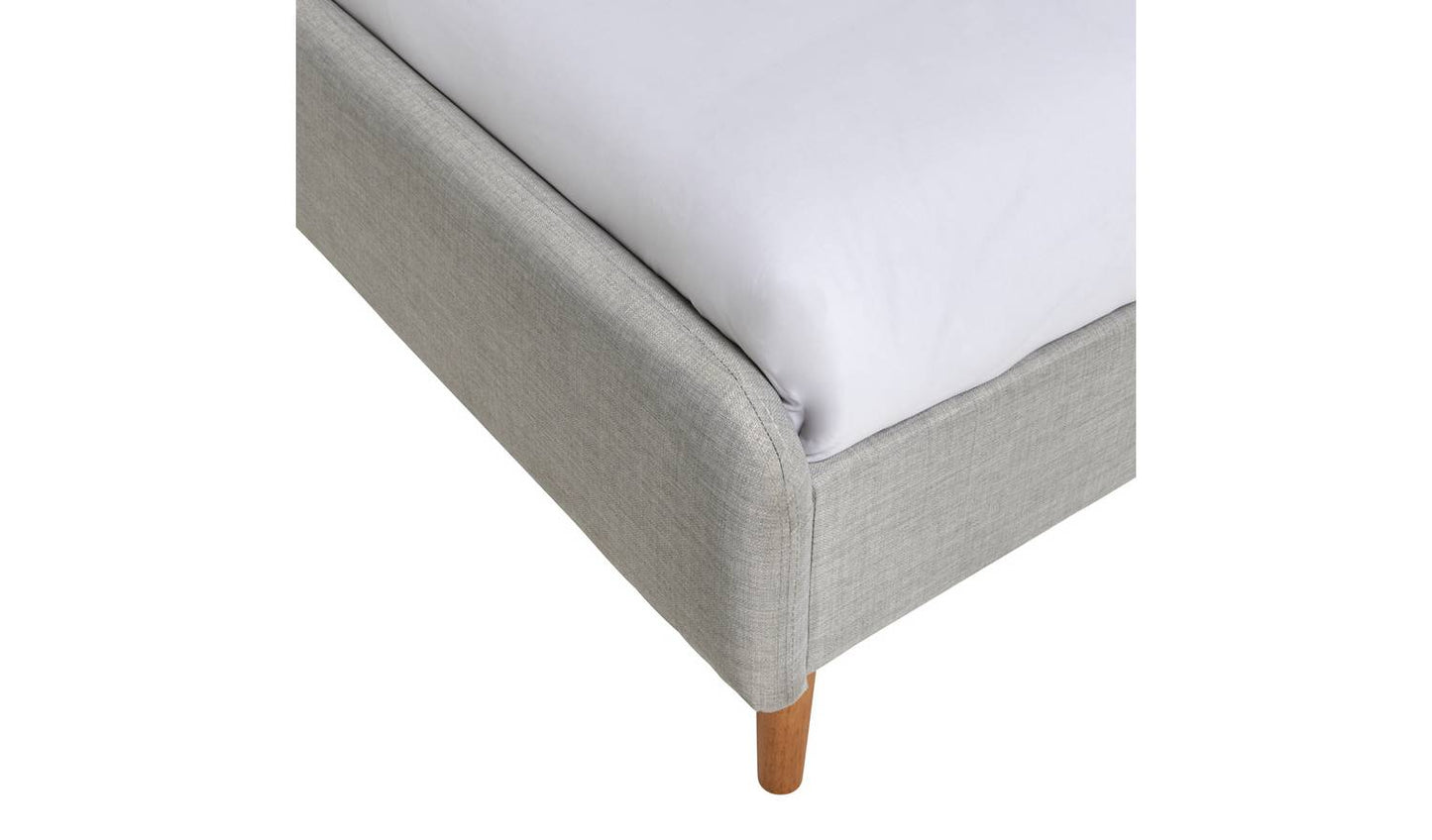 Habitat Aspen Single Fabric Bed Frame - Grey