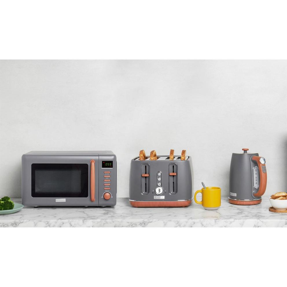 Haden Dorchester Kettle,4sl Toaster & Microwave Pk