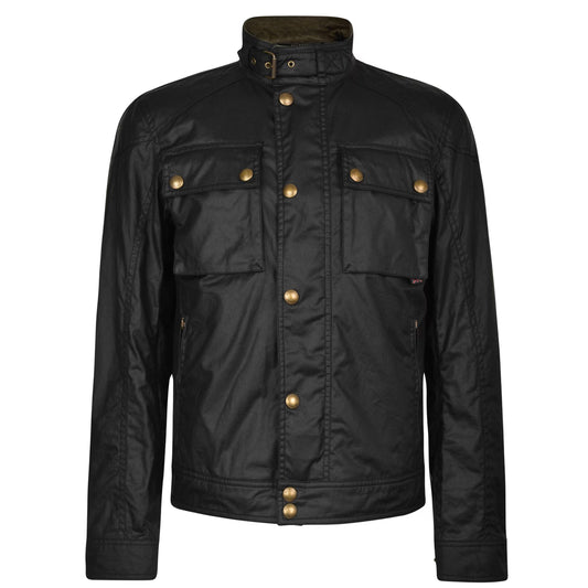 Men's Racemaster Waxed Cotton Long Sleeve Funnel Neck Wax Jacket