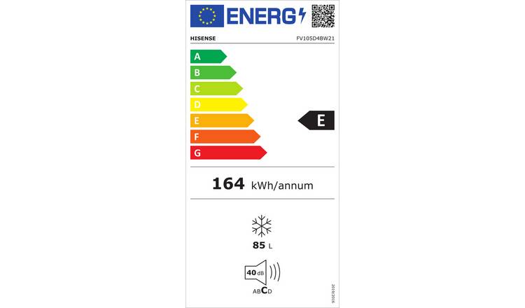 Hisense FV105D4BW21 Under Counter Freezer - White