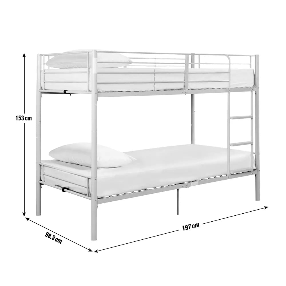 Argos Home Mason Metal Bunk Bed - Black