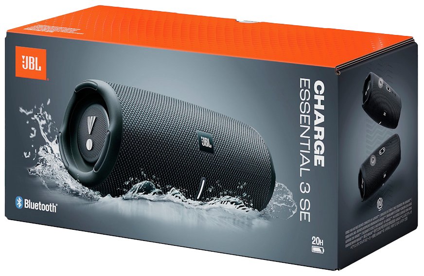 JBL Charge Essential 3 SE Portable Bluetooth Speaker - Gun Metal