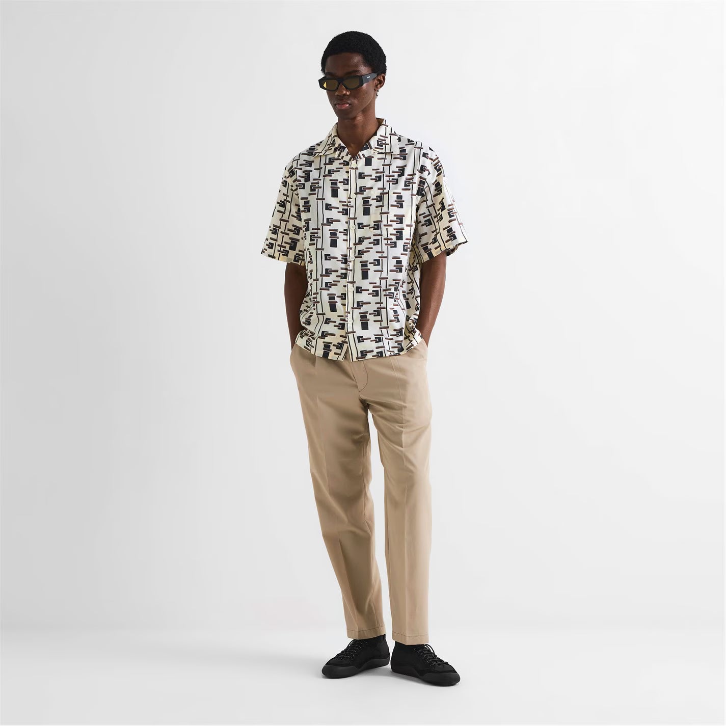 PRADA Men's Shield Sunglasses