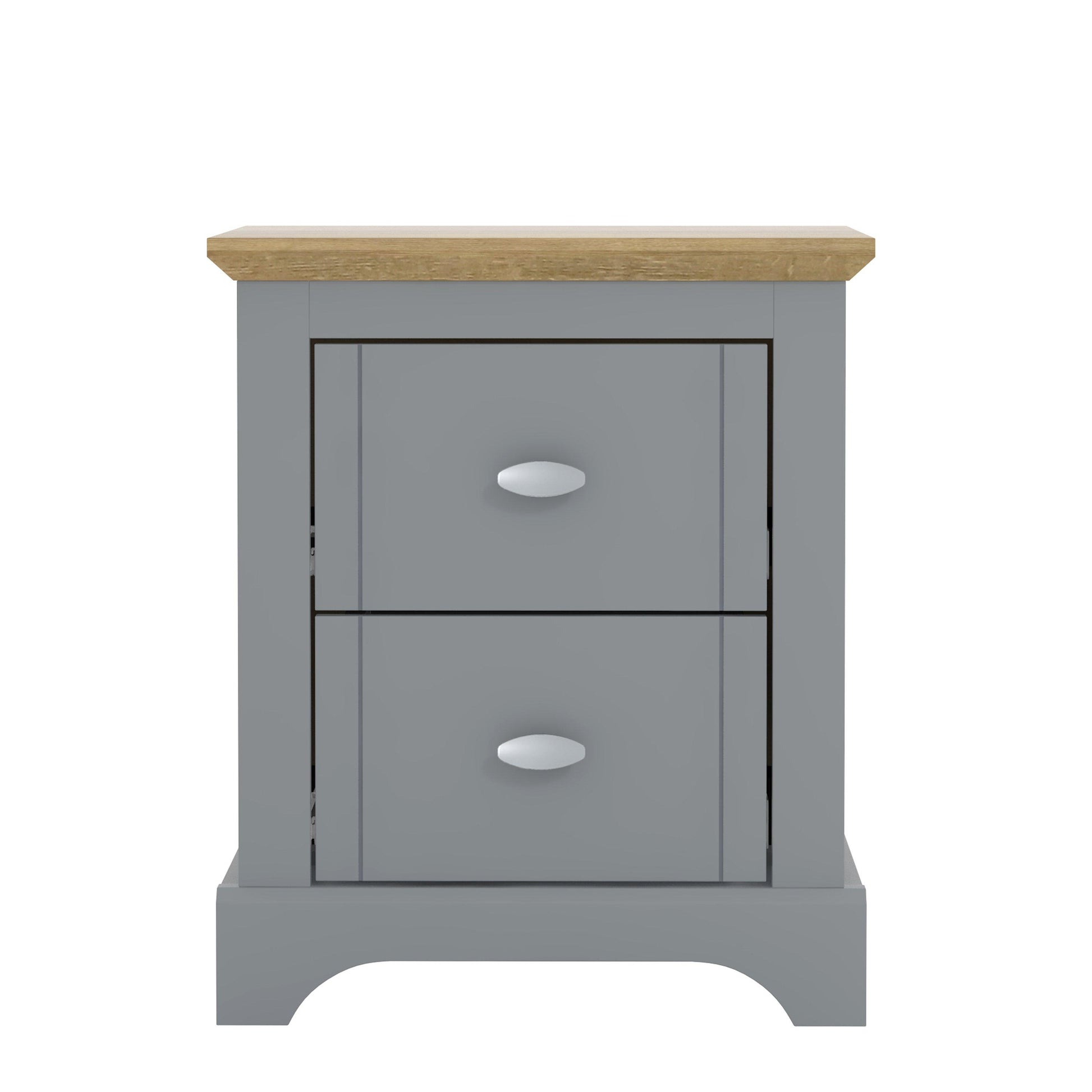 Homelife Tetbury 2 Drawer Bedside Table