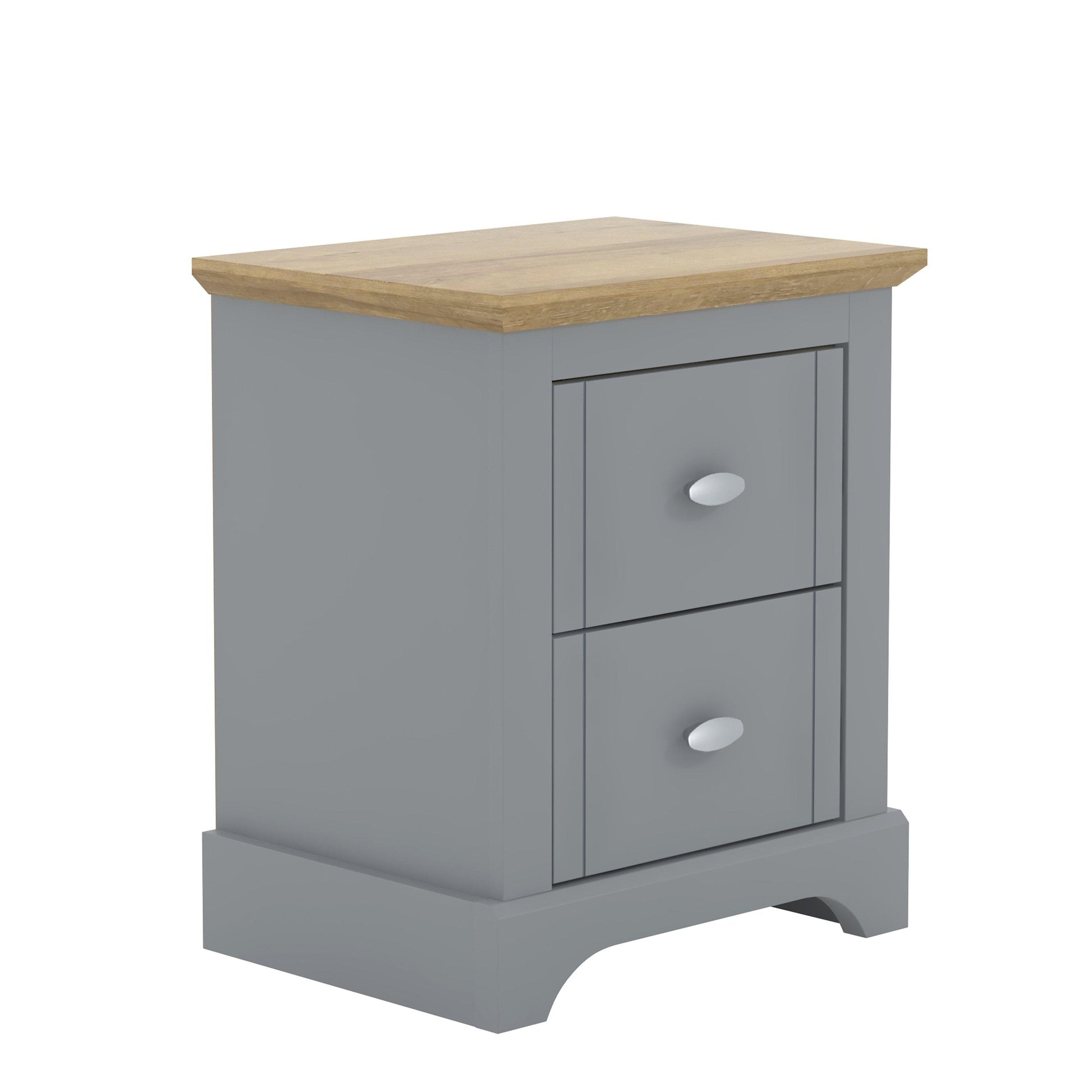 Homelife Tetbury 2 Drawer Bedside Table