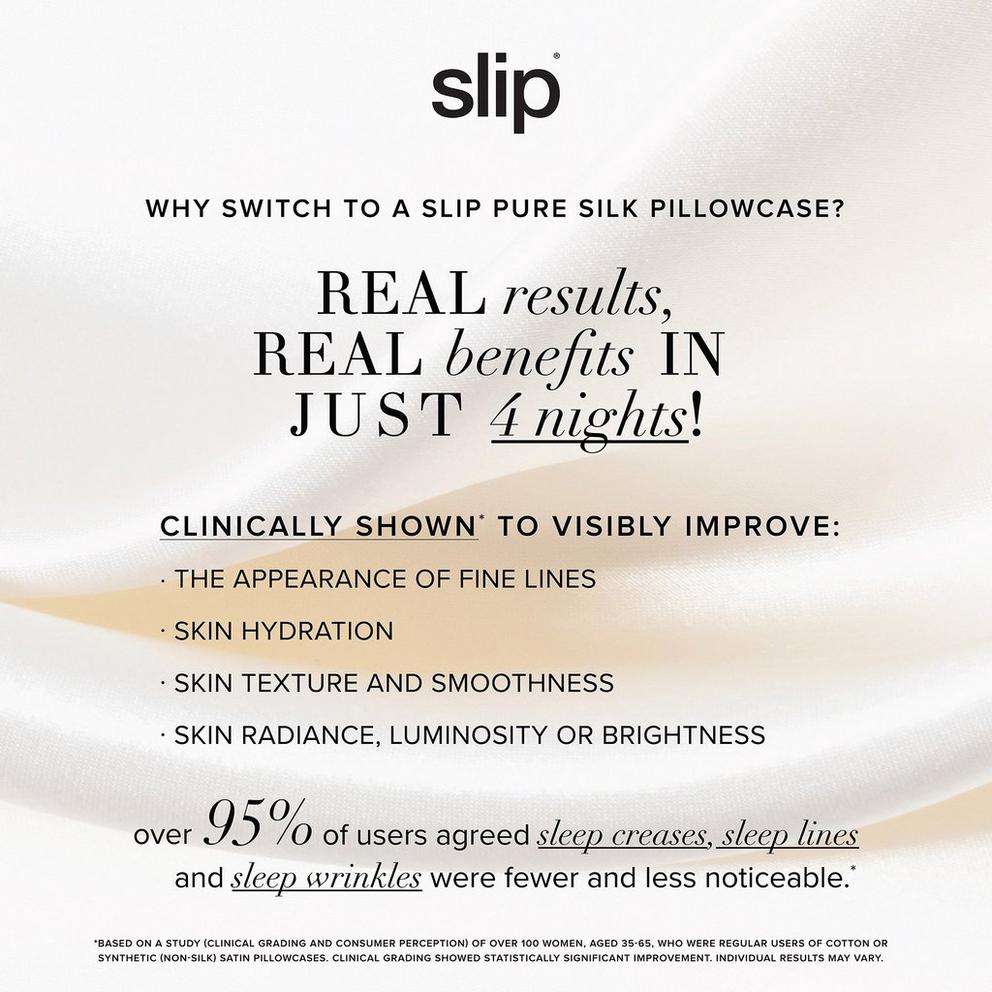 slip pure silk queen pillowcase