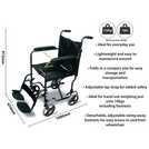 Aidapt Compact Lightweight Steel Wheelchair