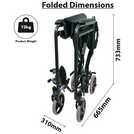 Aidapt Compact Lightweight Steel Wheelchair