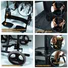 Aidapt Compact Lightweight Steel Wheelchair
