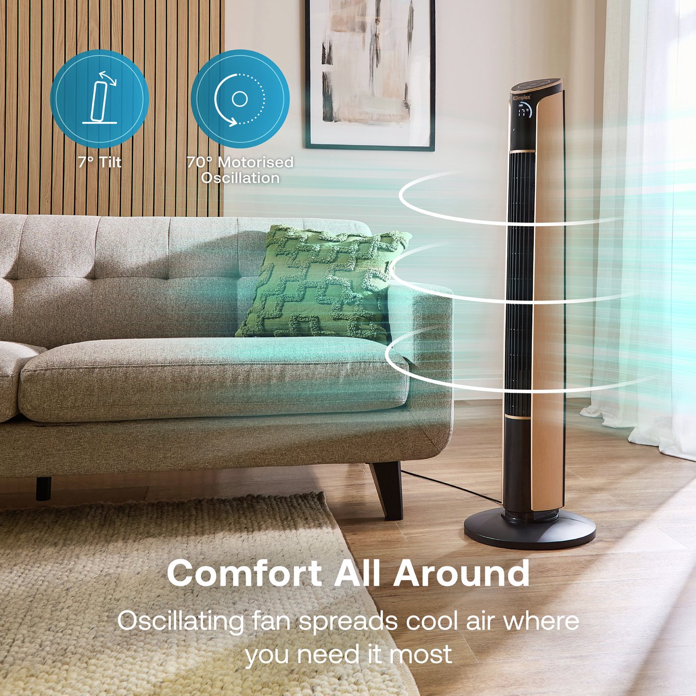 Dimplex Ion Fresh Cooling Tower Fan - Copper
