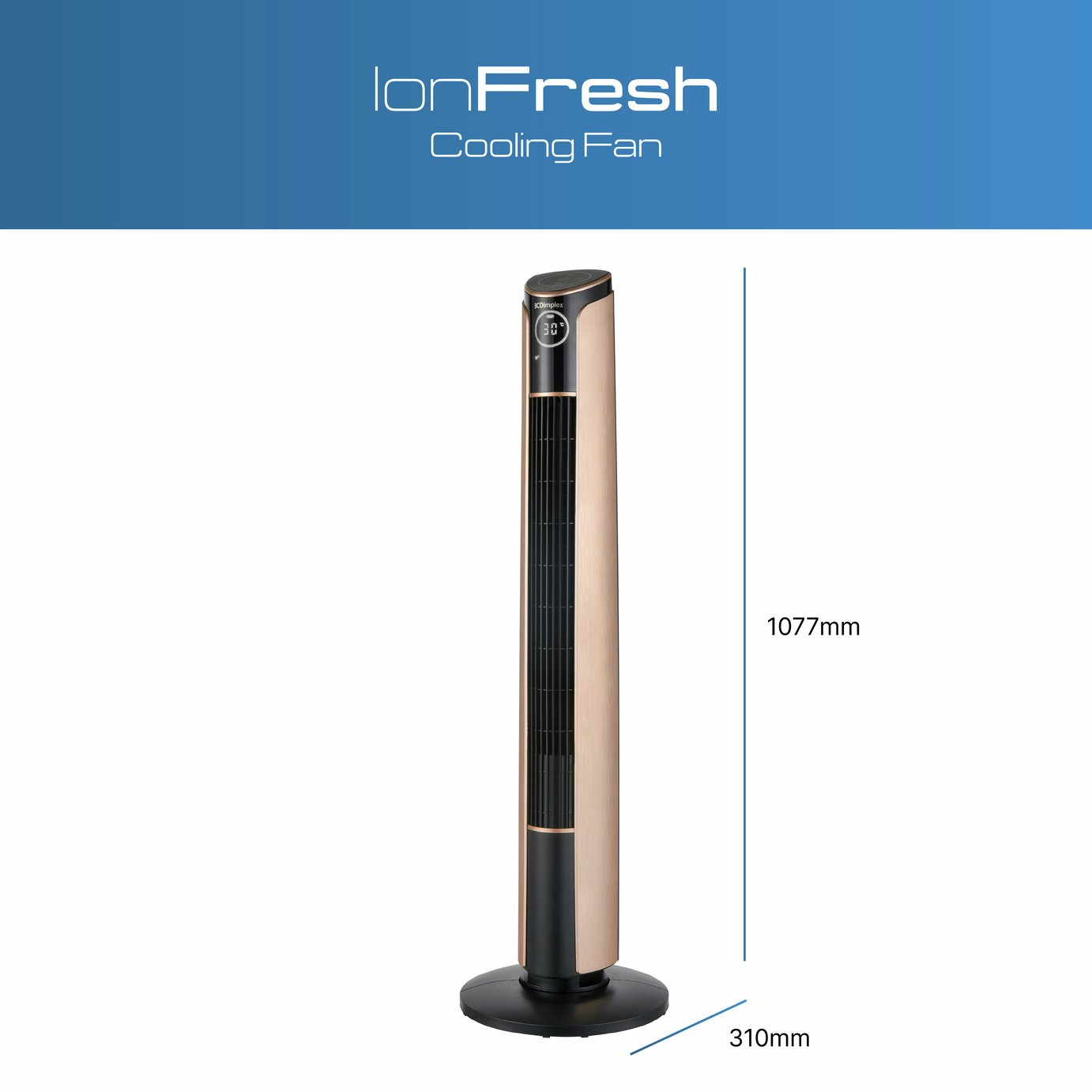 Dimplex Ion Fresh Cooling Tower Fan - Copper