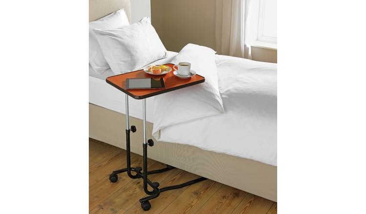 Adjustable Overbed Table with Tilt Facility