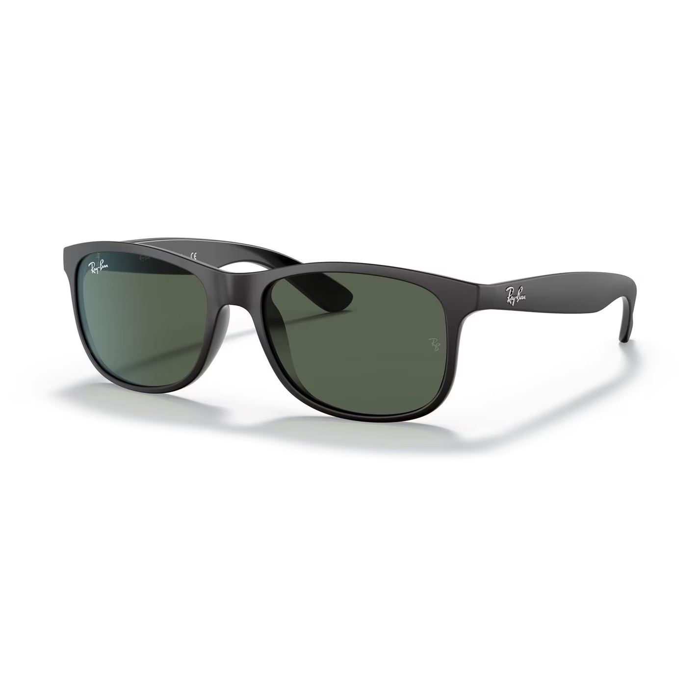 Ray Ban Matte Black Square Sunglasses