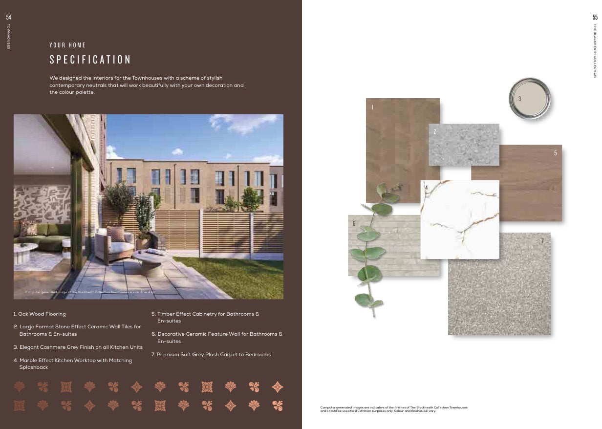 The Blackheath Collection Townhouses — Spacious 4 Bedroom — 3 Bathroom TownHomes — Greenwich SE3 9YY — Kidbrooke Village