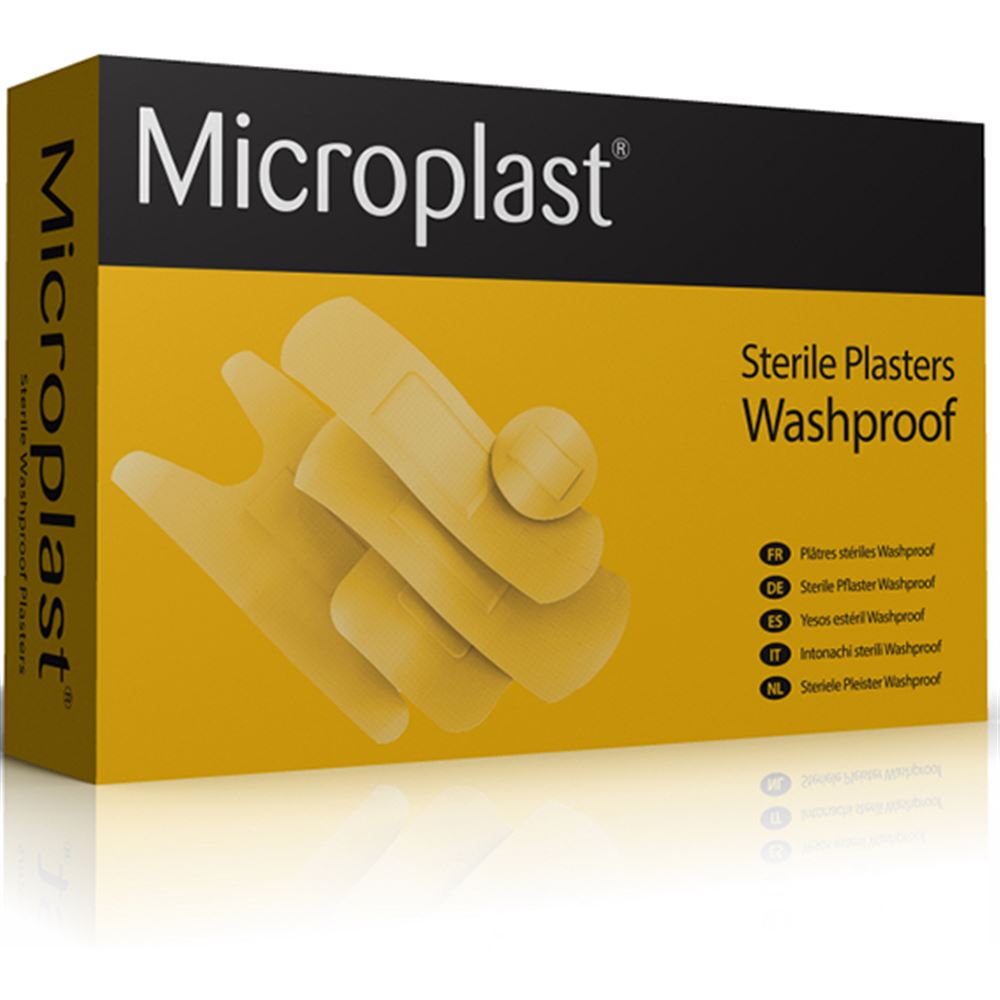 Microplast Washproof Assorted Plasters (Pack 100)