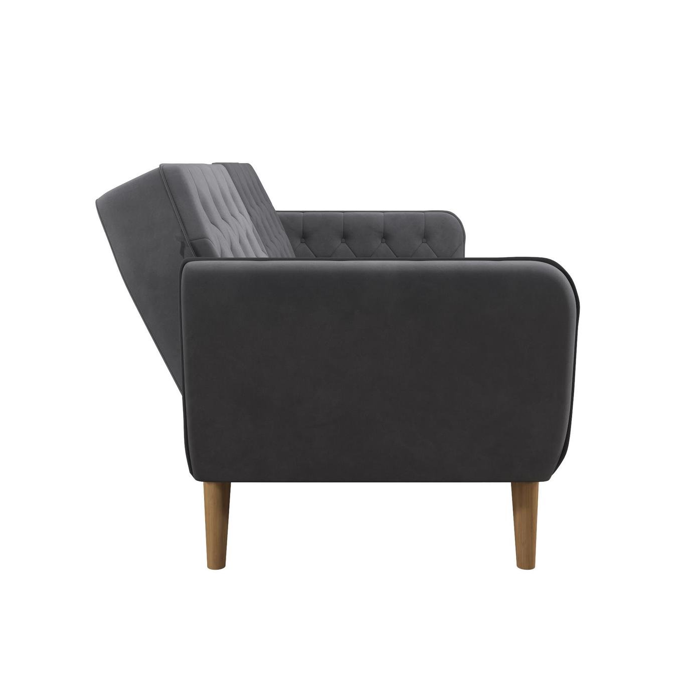 Novogratz Tallulah Velvet Clic Clac - Grey