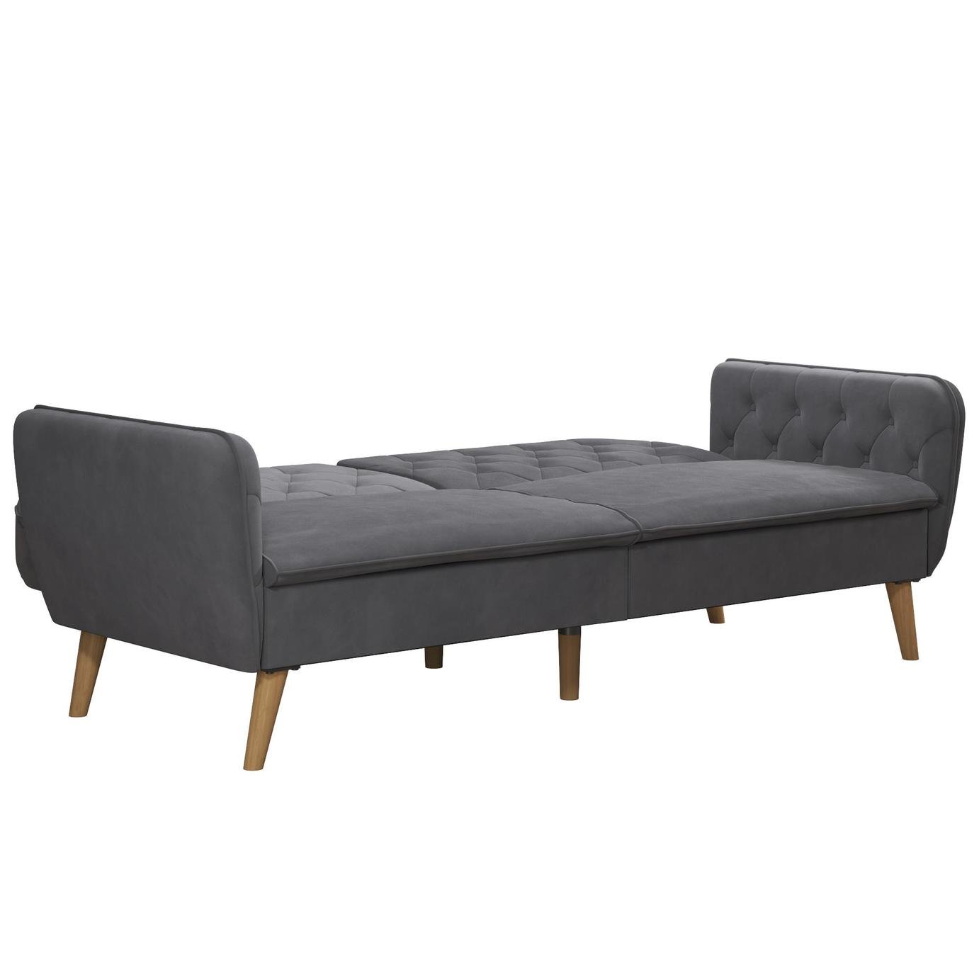 Novogratz Tallulah Velvet Clic Clac - Grey
