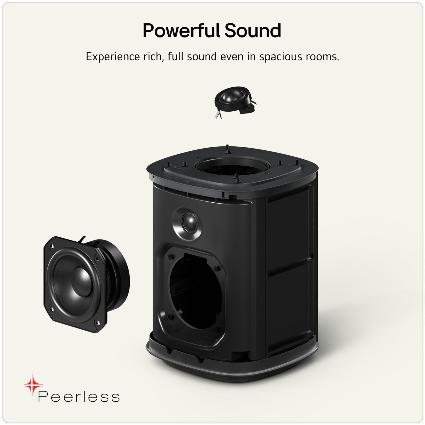 LG Sound Suite M5 Satellite Speaker - Black
