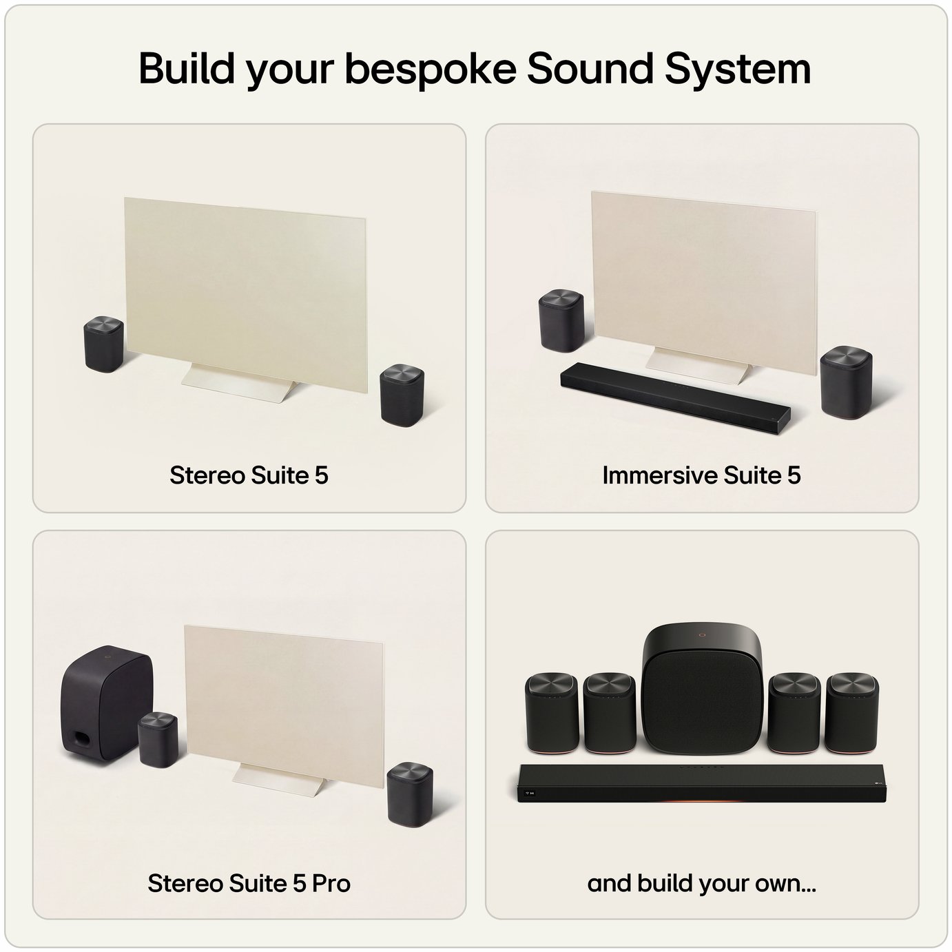 LG Sound Suite M5 Satellite Speaker - Black