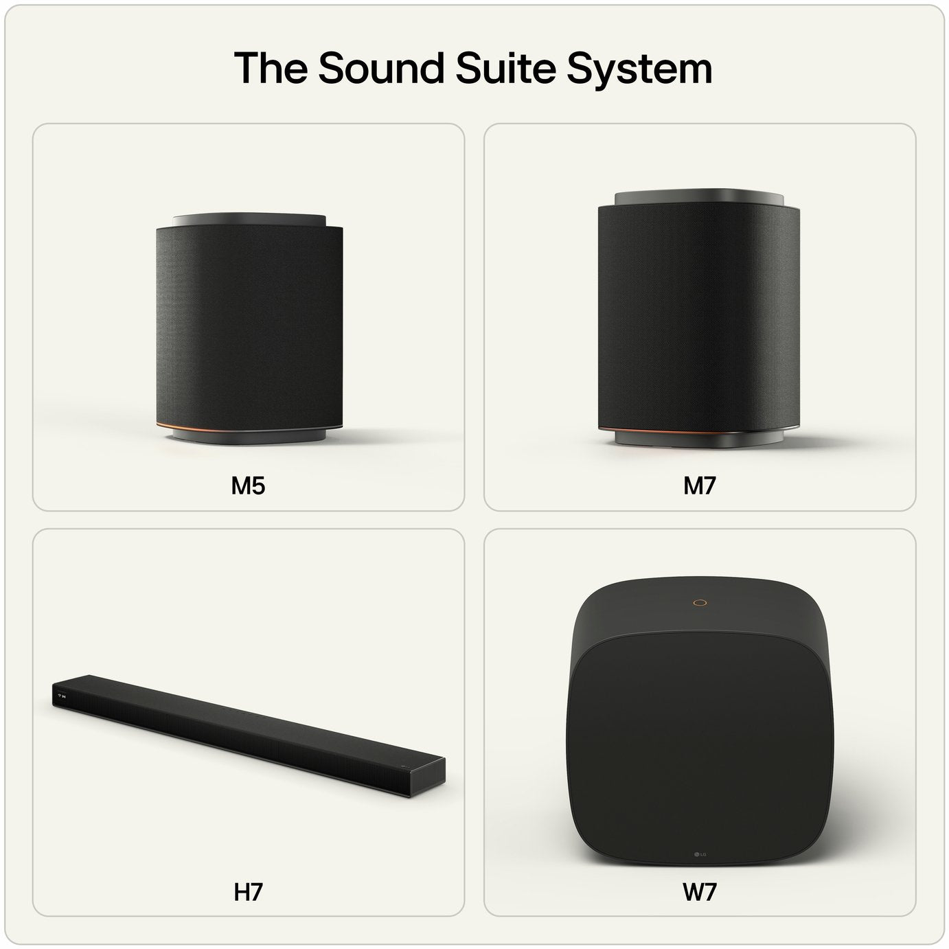 LG Sound Suite M5 Satellite Speaker - Black
