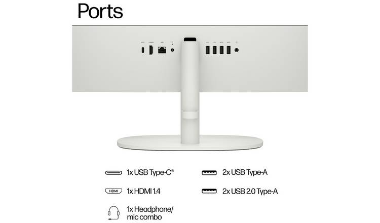HP 22-dg0007na 21.45in Intel N100 8GB 128GB All-in-One PC