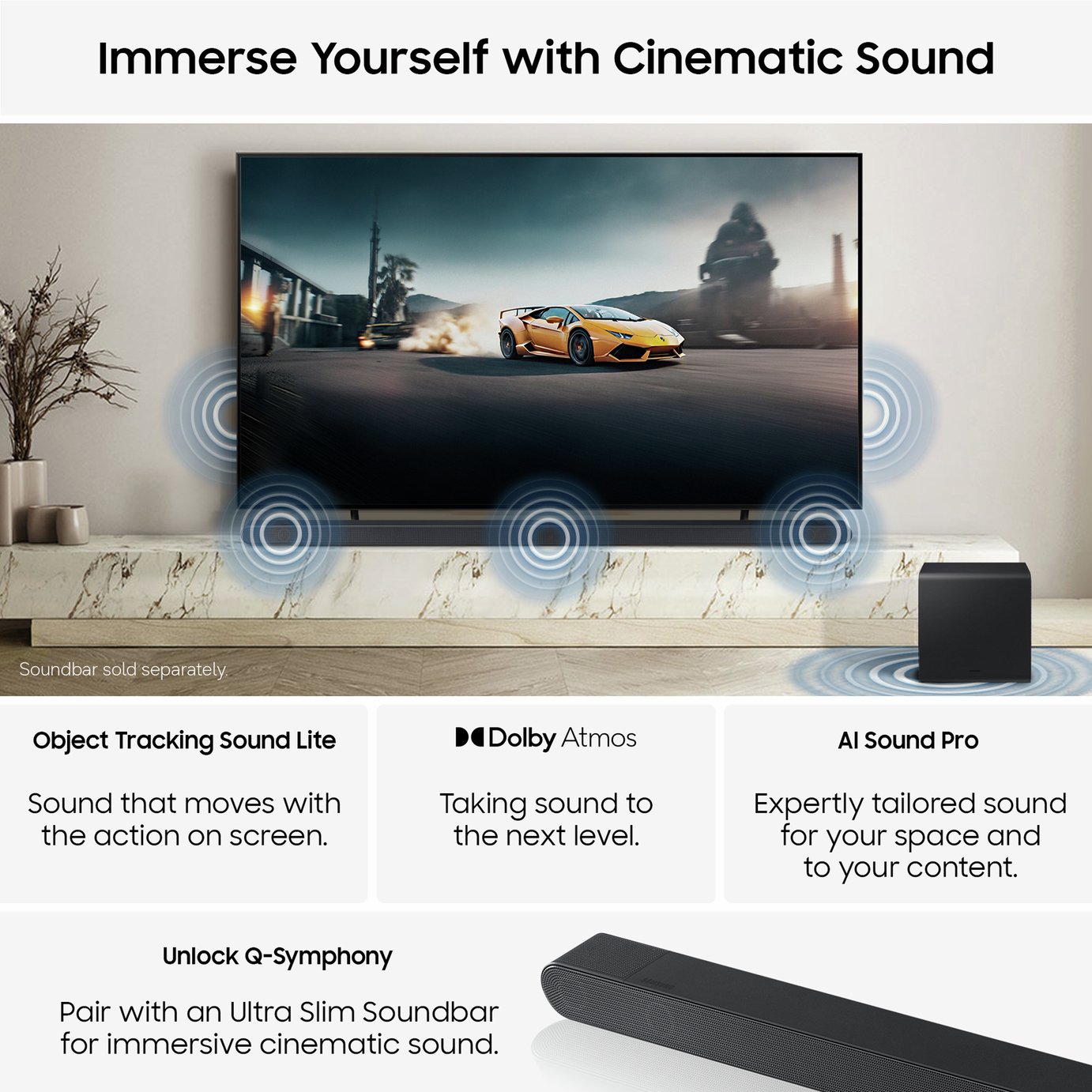 Samsung 65 Inch QE65S83HAEXXU Smart 4K UHD HDR OLED TV