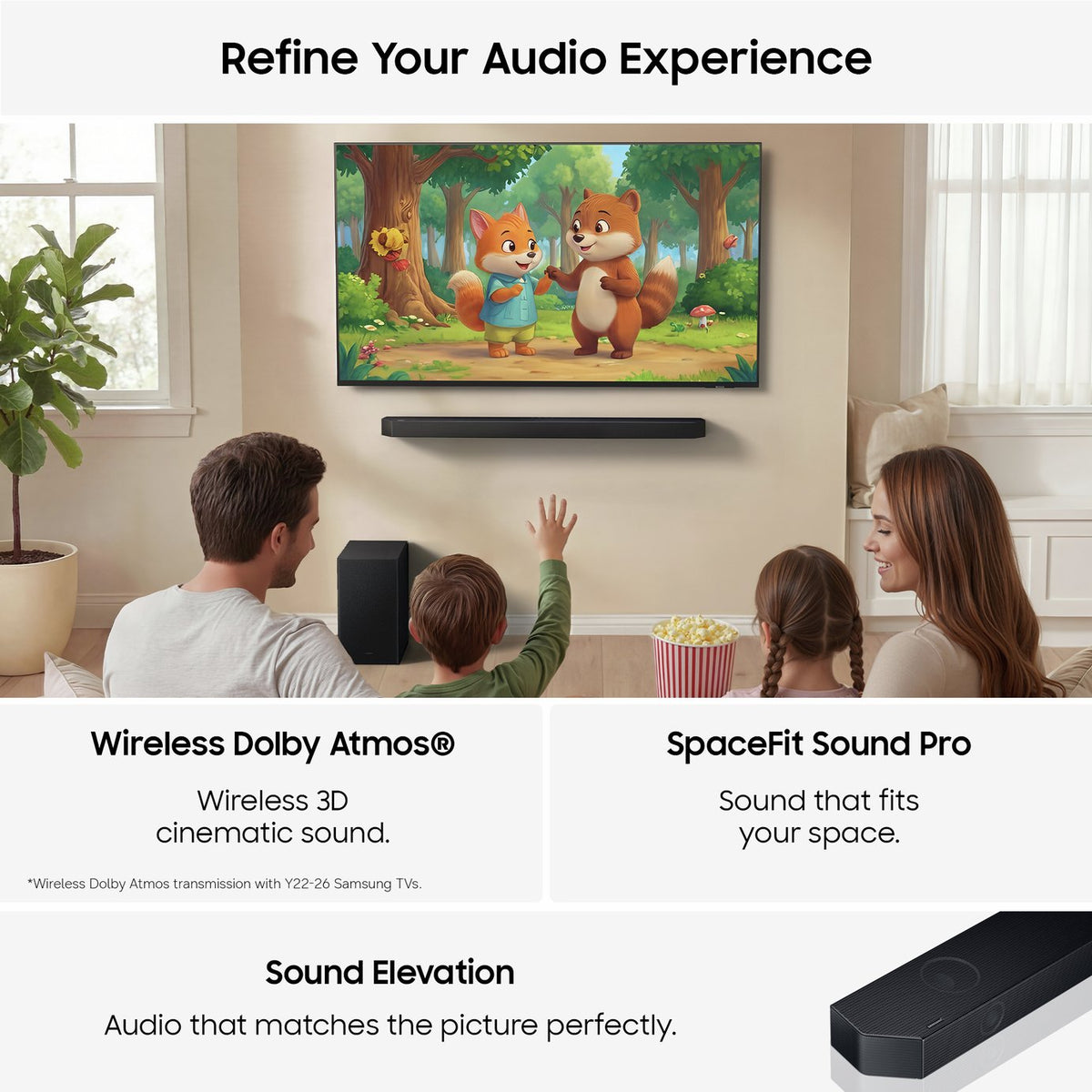 Samsung HW Q600H XU 3.1Ch Soundbar with Wireless Sub