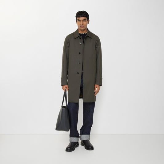 Mid-length Tropical Gabardine Camden Car Coat
