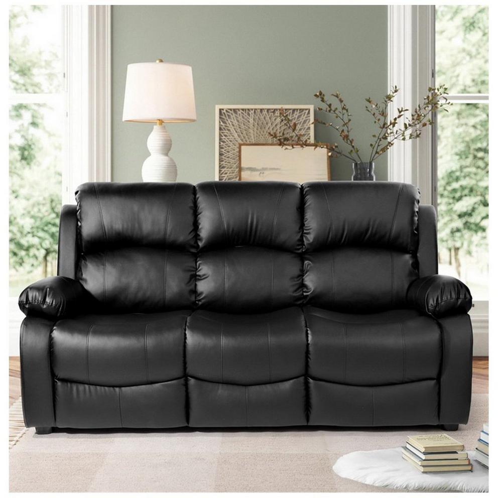 Banbury Faux Leather 3 Seater Sofa