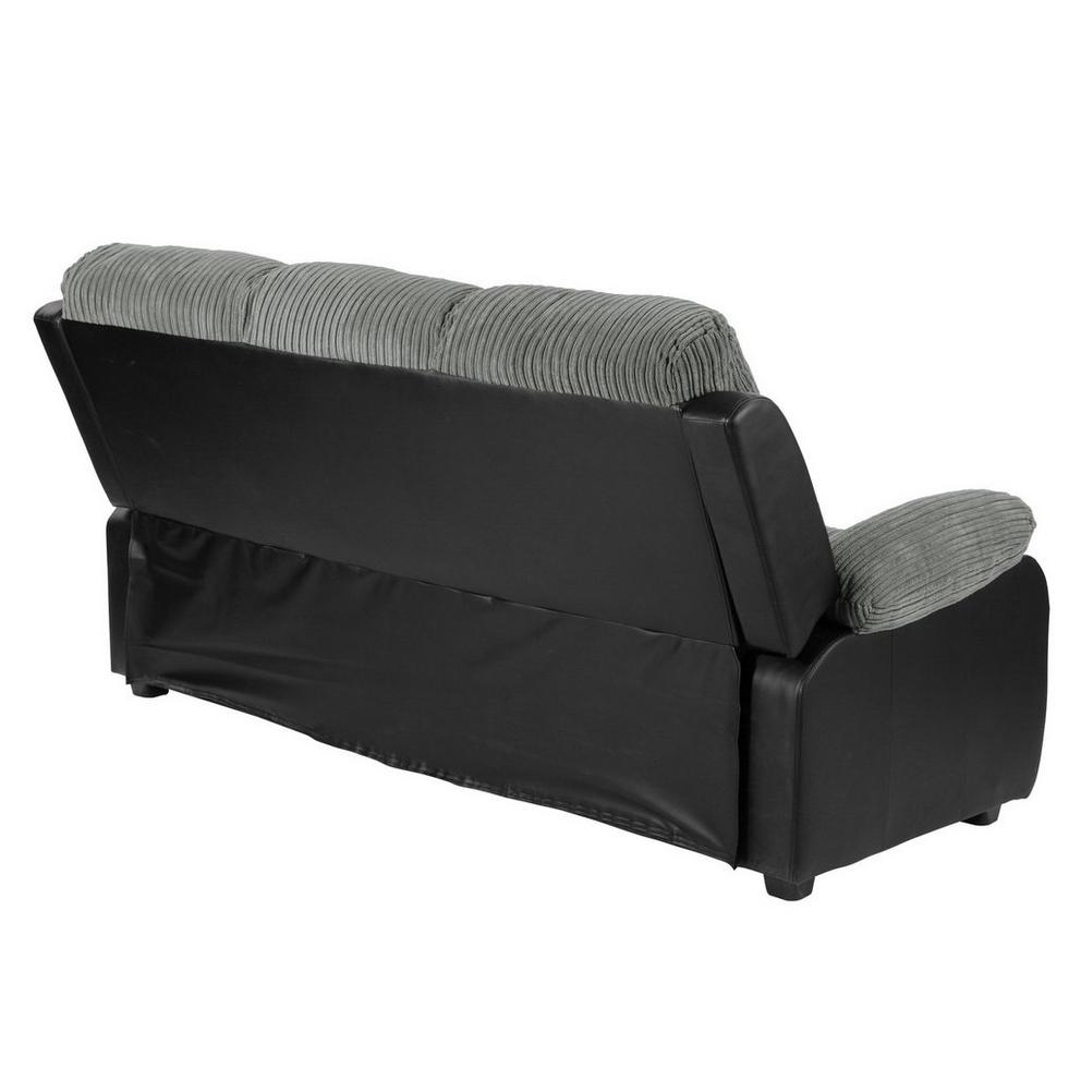 Banbury Faux Leather Cord 3 Seat Sofa