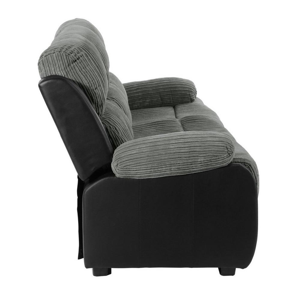 Banbury Faux Leather Cord 3 Seat Sofa