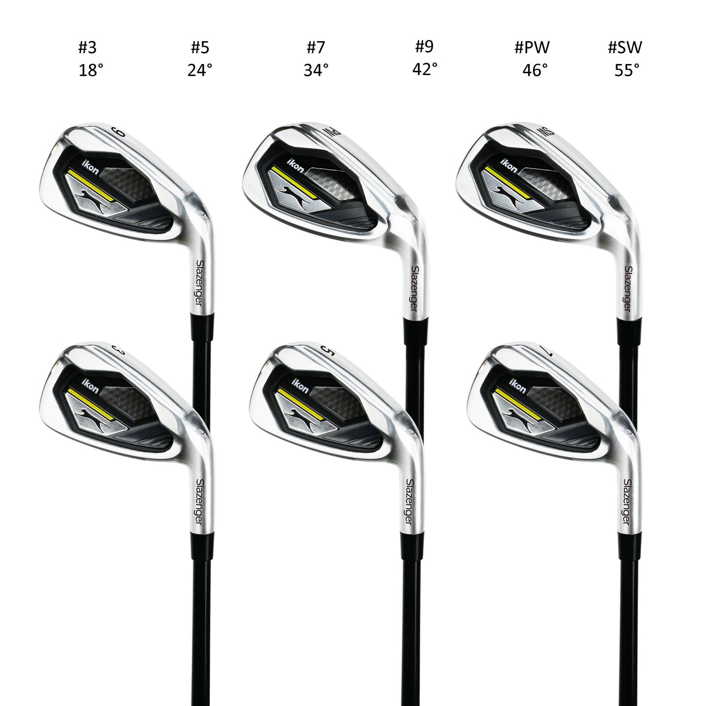 Slazenger IKON Golf Irons Graphite Shaft Club Mens