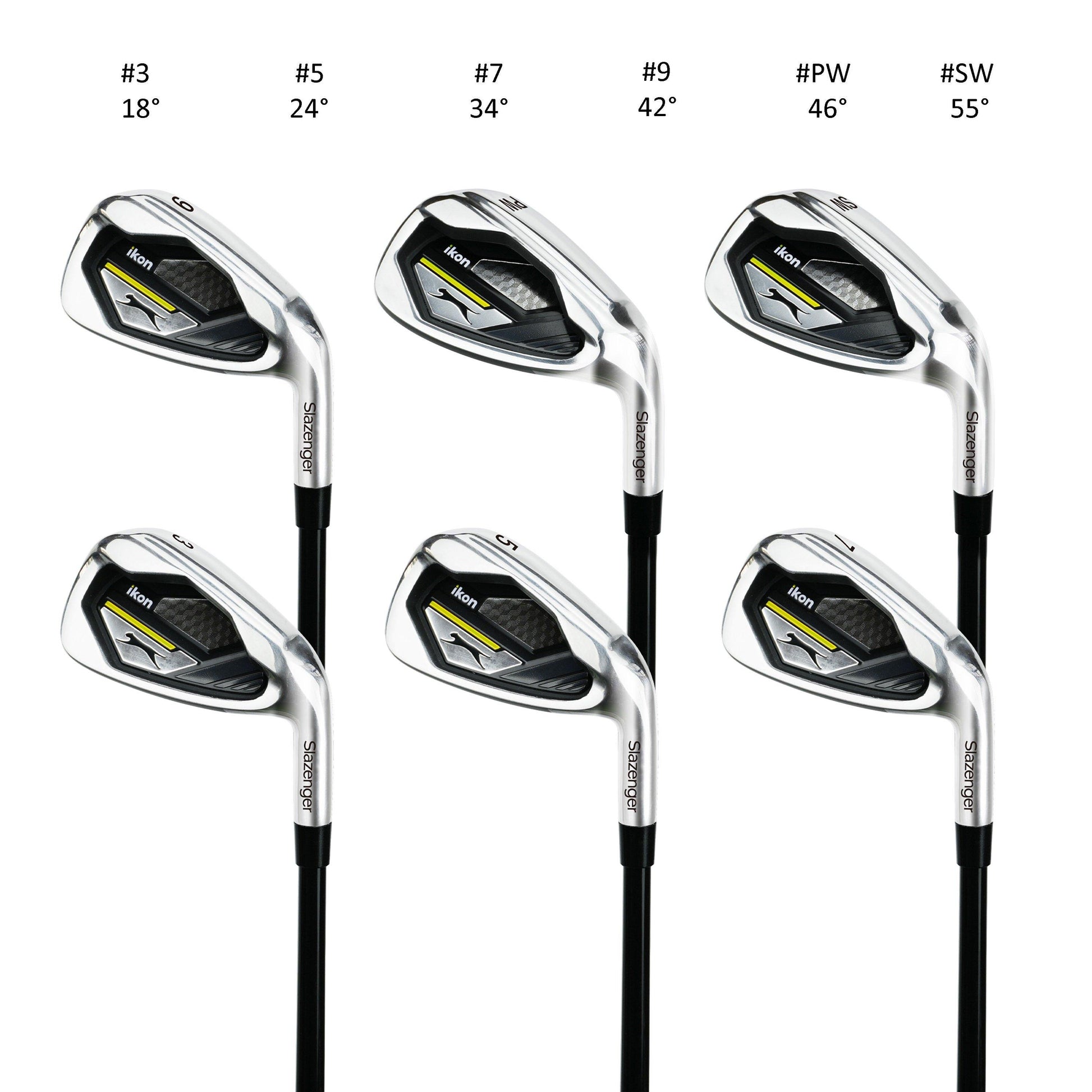Slazenger IKON Golf Irons Graphite Shaft Club Mens