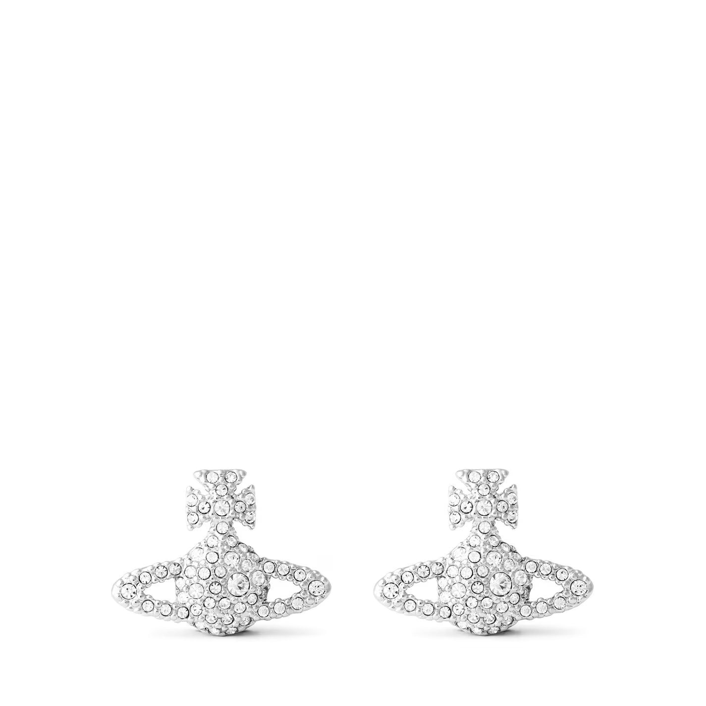 Women's Orb Motif Jewel Grace Stud Earrings