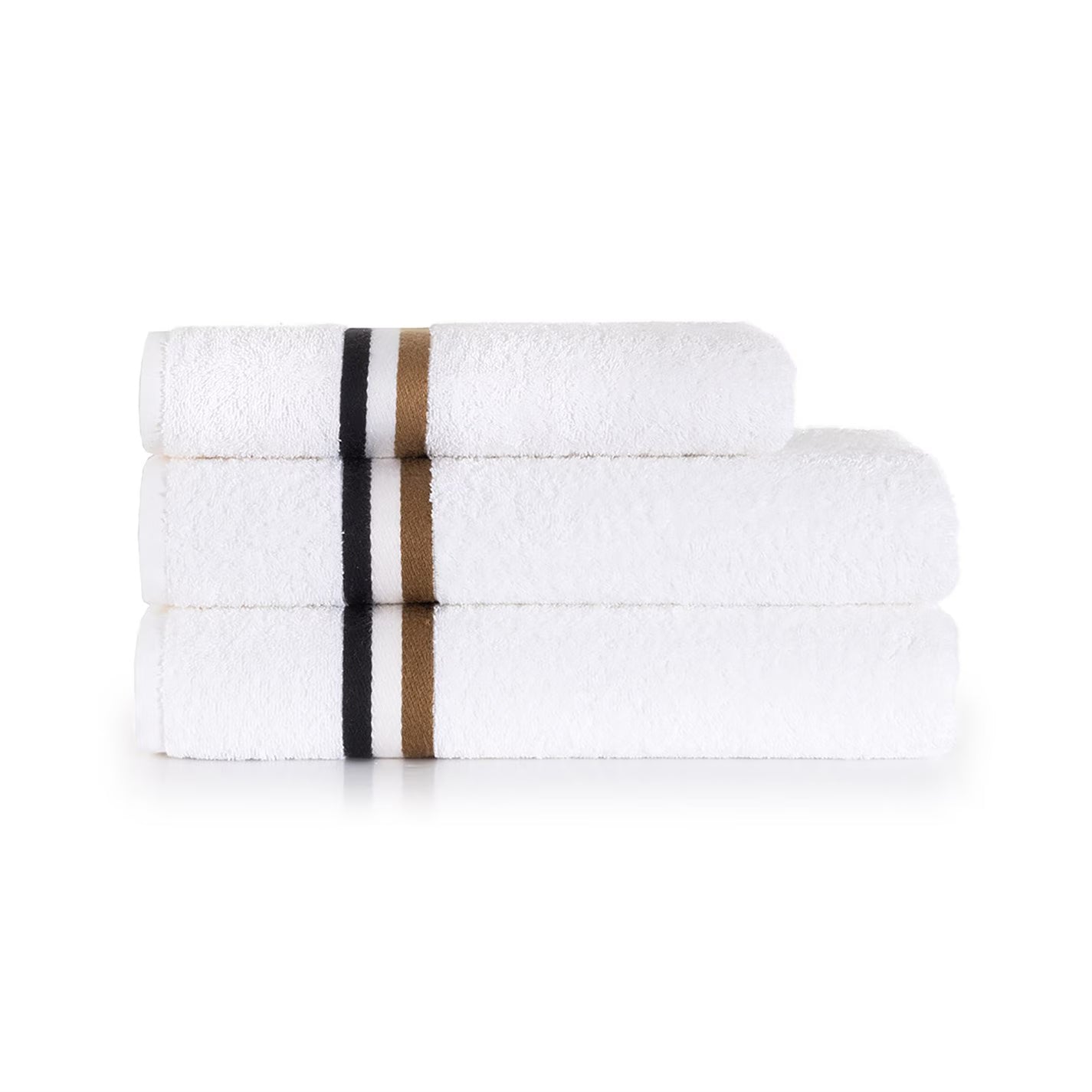 Bath Towel with Stripe Detail