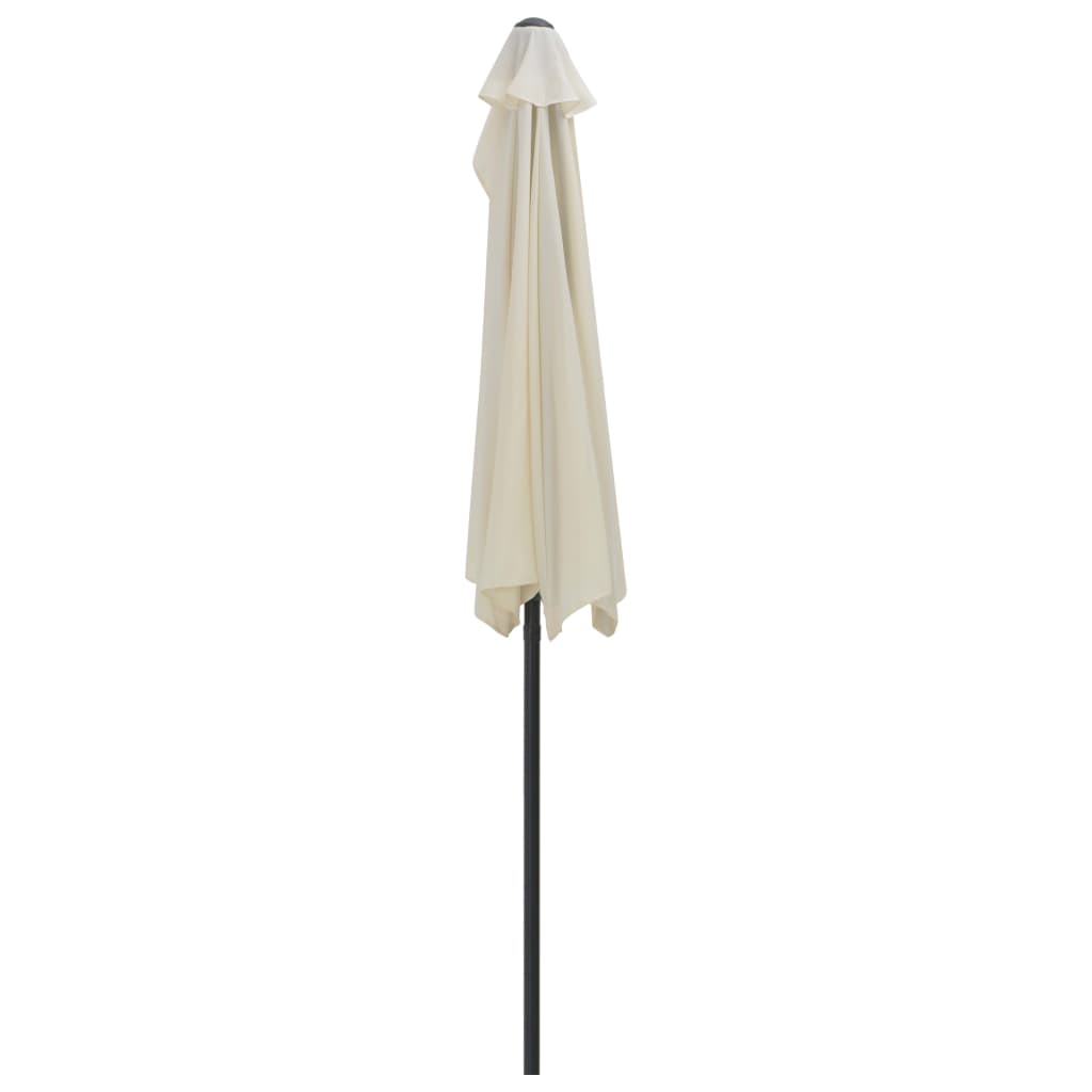NNEVL Balcony Parasol with Aluminium Pole Sand 270x135 cm Half - Interactive Group