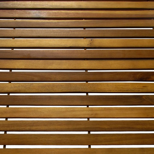 vidaXL Bathmat with Rubber Backing Bath Runner Bathroom Mat Acacia Hardwood - Interactive Group