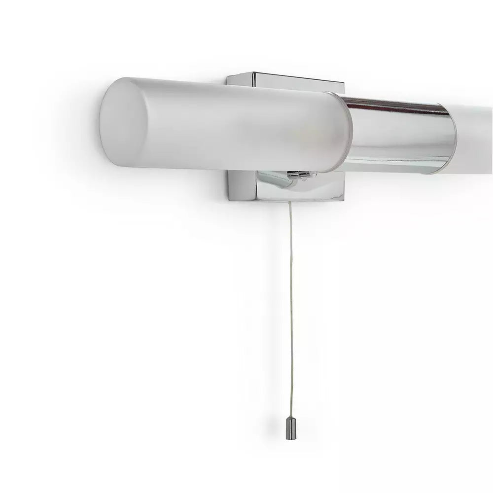 Argos Home Twin 2 Light Bathroom Wall Light - Chrome