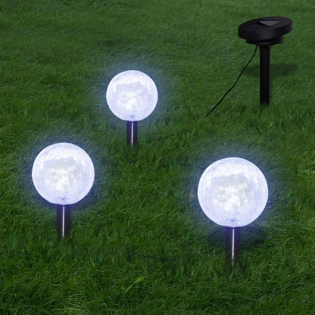 NNEVL Garden Lights 6 pcs LED with Spike Anchors & Solar Panels - Interactive Group