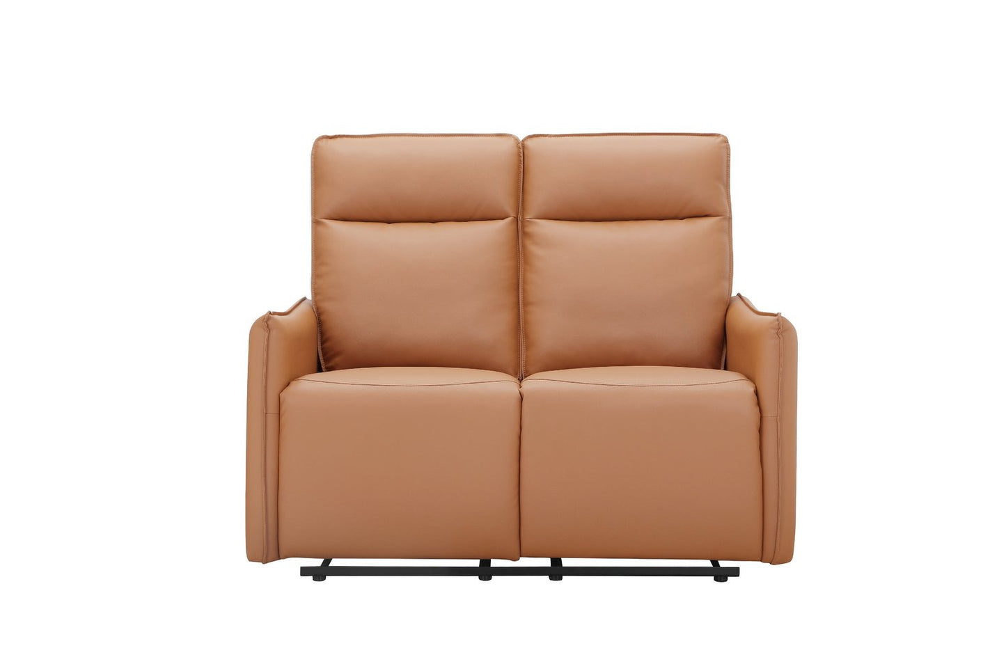 Dorel Lugo Faux Leather 2 Seater Recliner Sofa- Brown