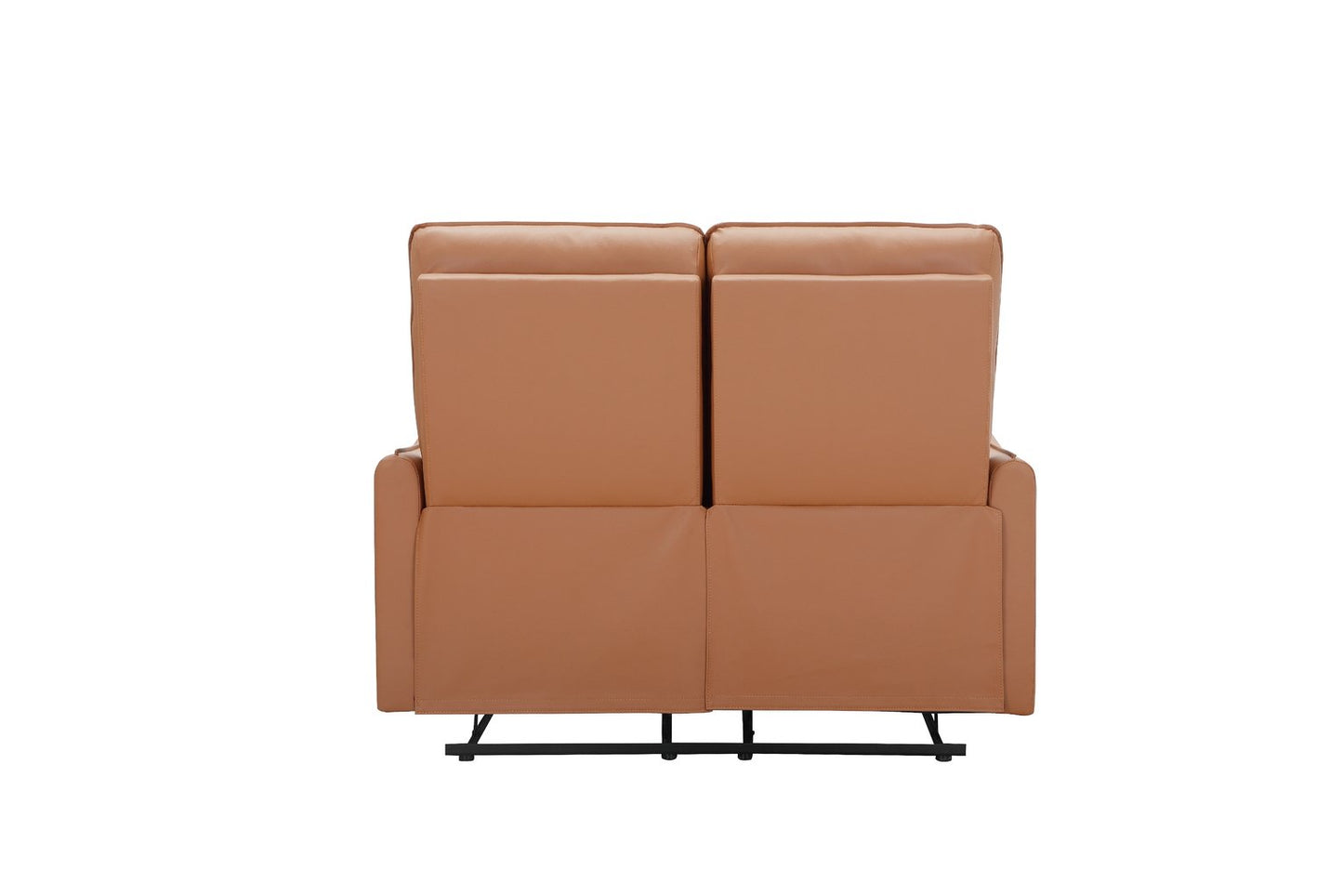 Dorel Lugo Faux Leather 2 Seater Recliner Sofa- Brown