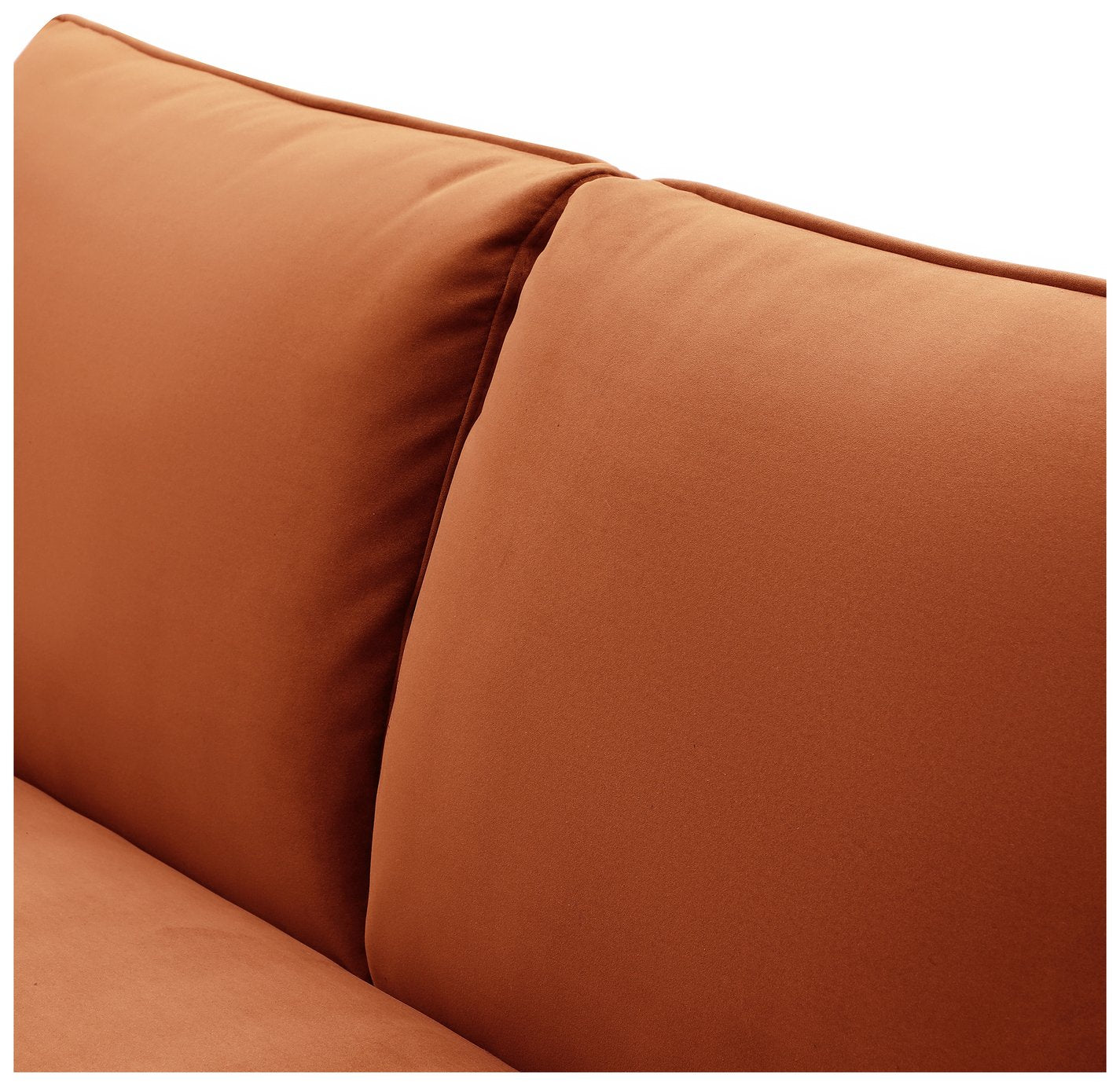 Kyoto Ruben Velvet 2 Seater Sofa Bed - Orange