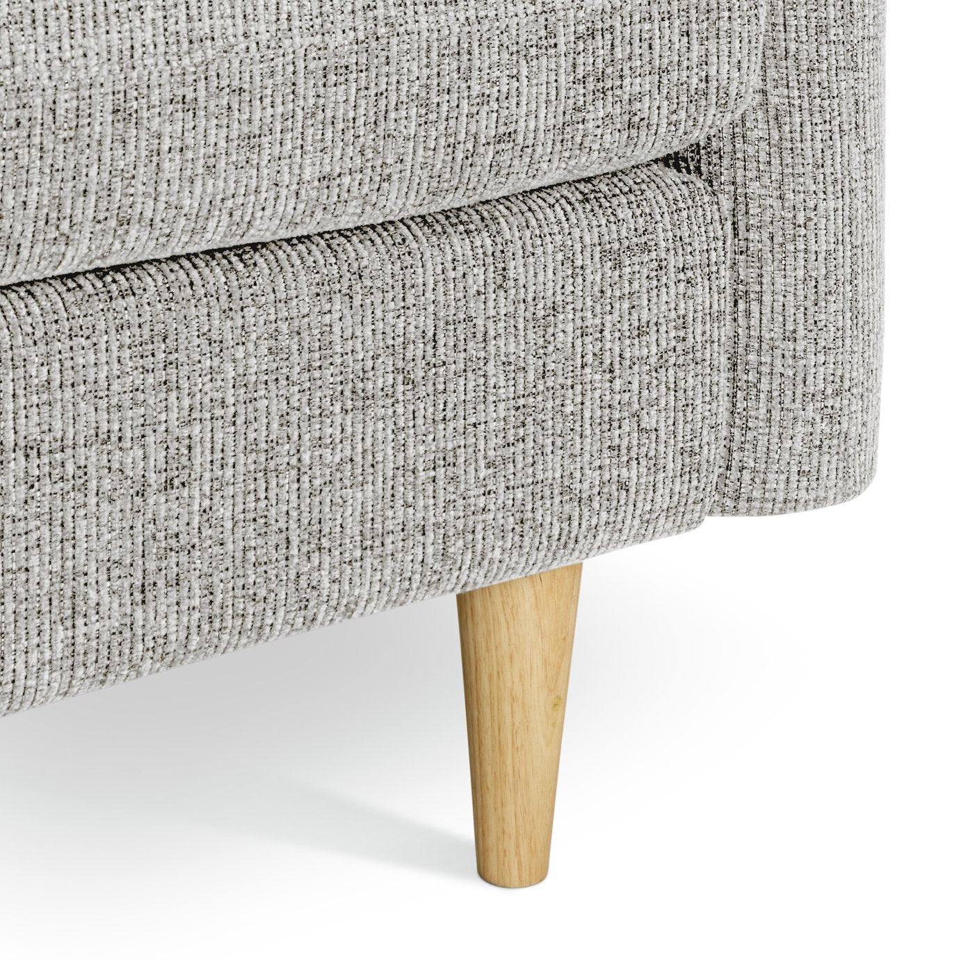 Argos Home Betty Fabric 3 Seater Sofa - Light Grey