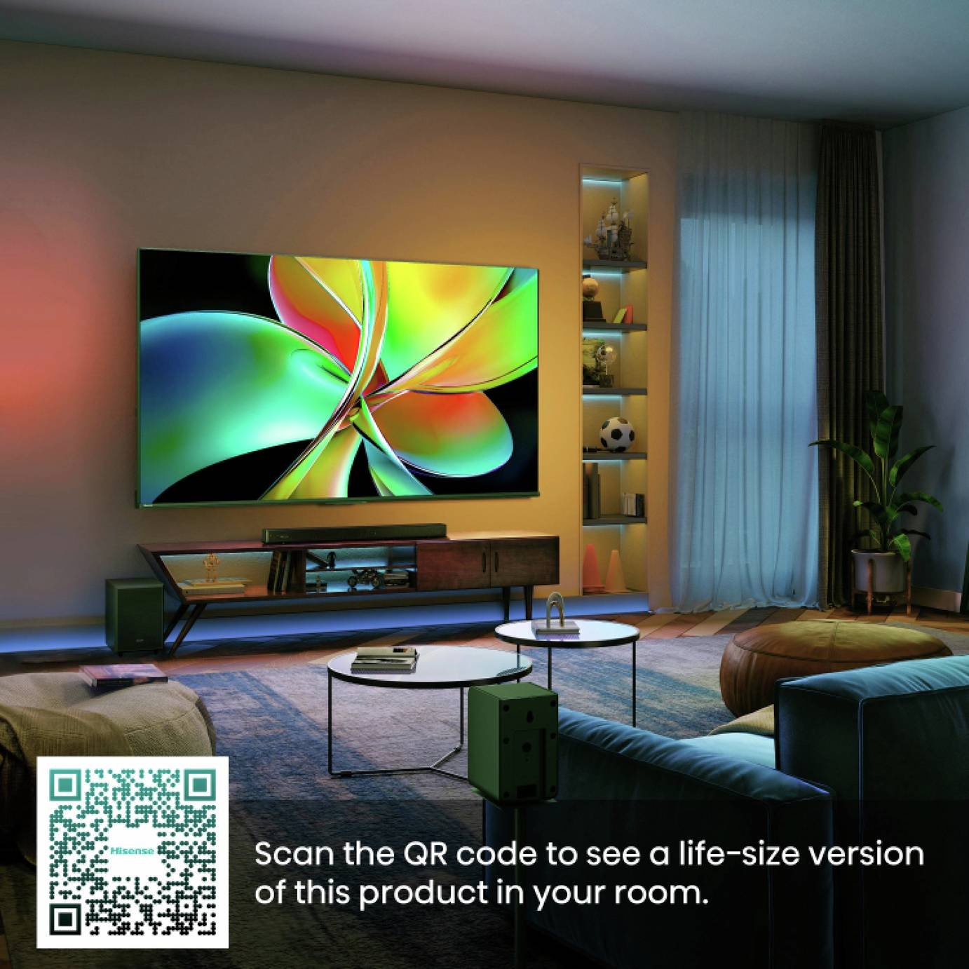 Hisense 75in 75E78QTUKPRO Smart 4K UHD HDR QLED & 32in 32E4QTUK Freely TV Bundle