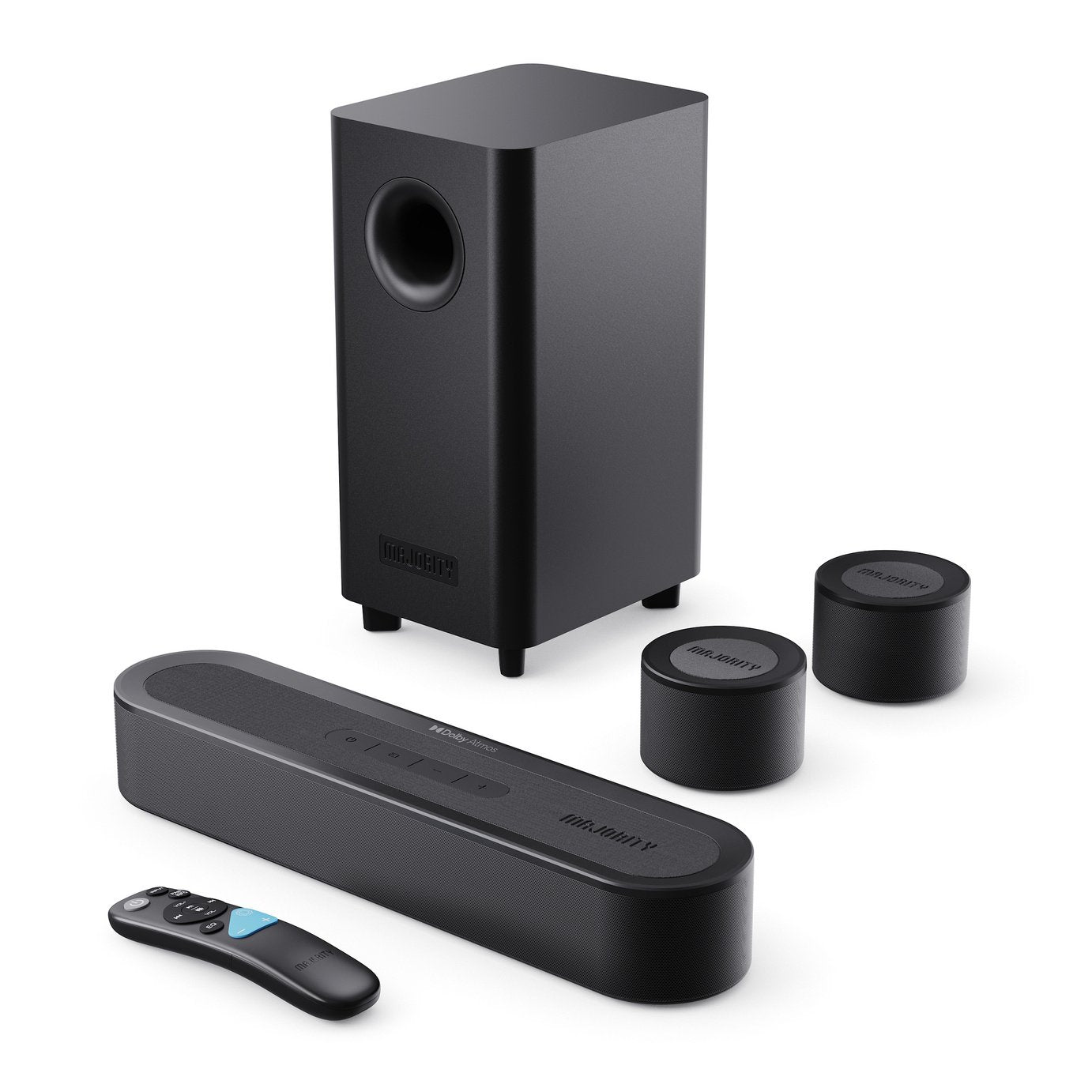 Majority Bowfell Halo 5.1Ch Atmos Soundbar with Wireless Subwoofer