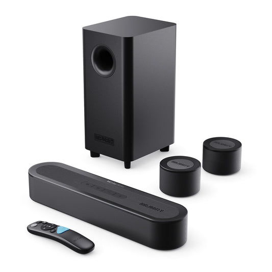 Majority Bowfell Halo 5.1Ch Atmos Soundbar with Wireless Subwoofer